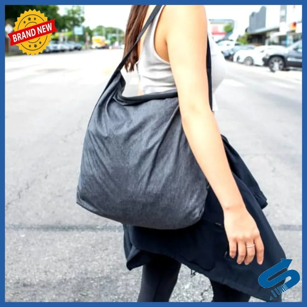 Packable Tote Bag Zippable Ultralight Ripstop Weather-Resistant Carry-All